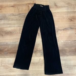 EUC juicy couture ruched velour pants